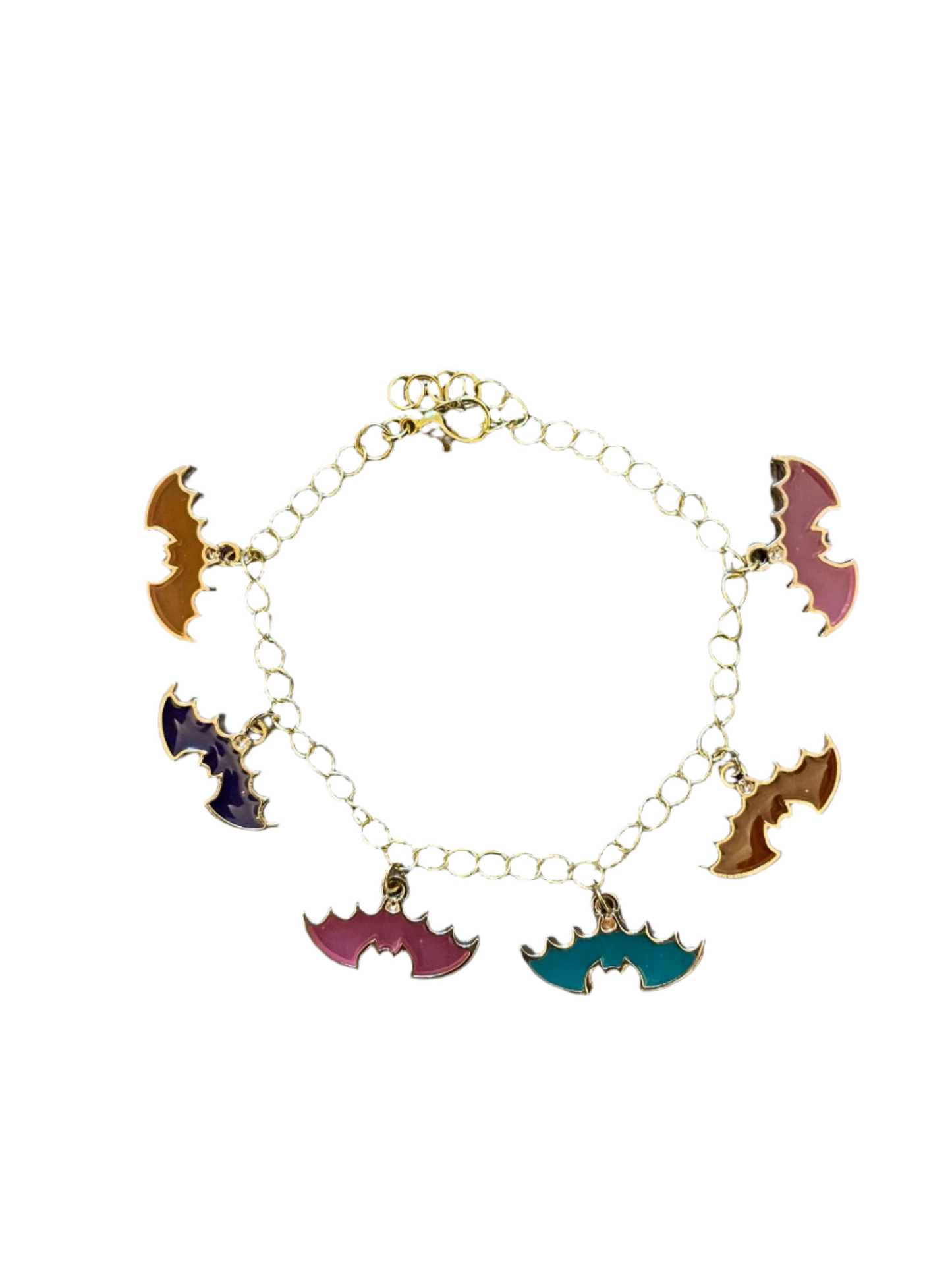 Bat Halloween Charm Bracelet