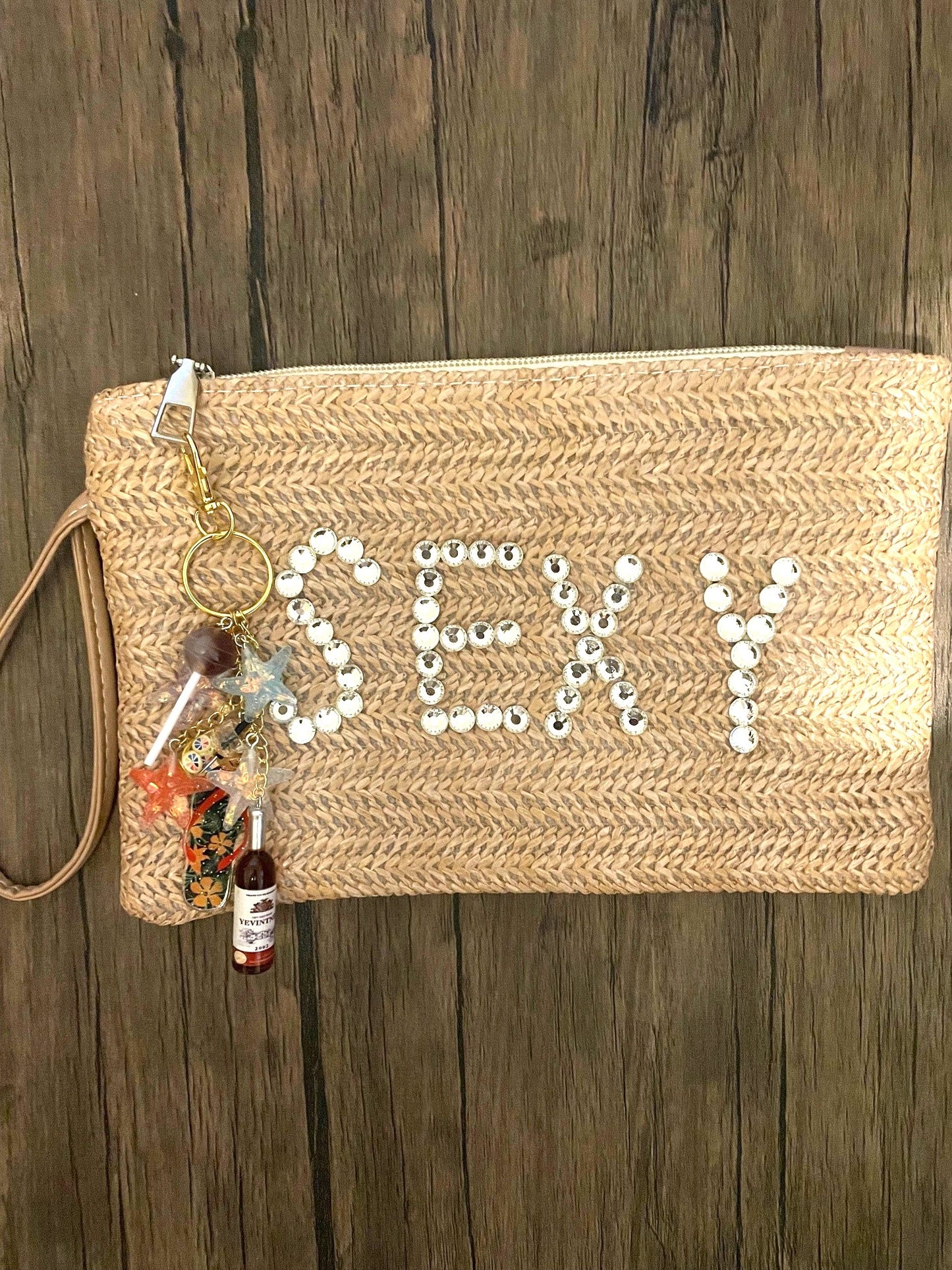 Summer Fun Gold Bag Charm