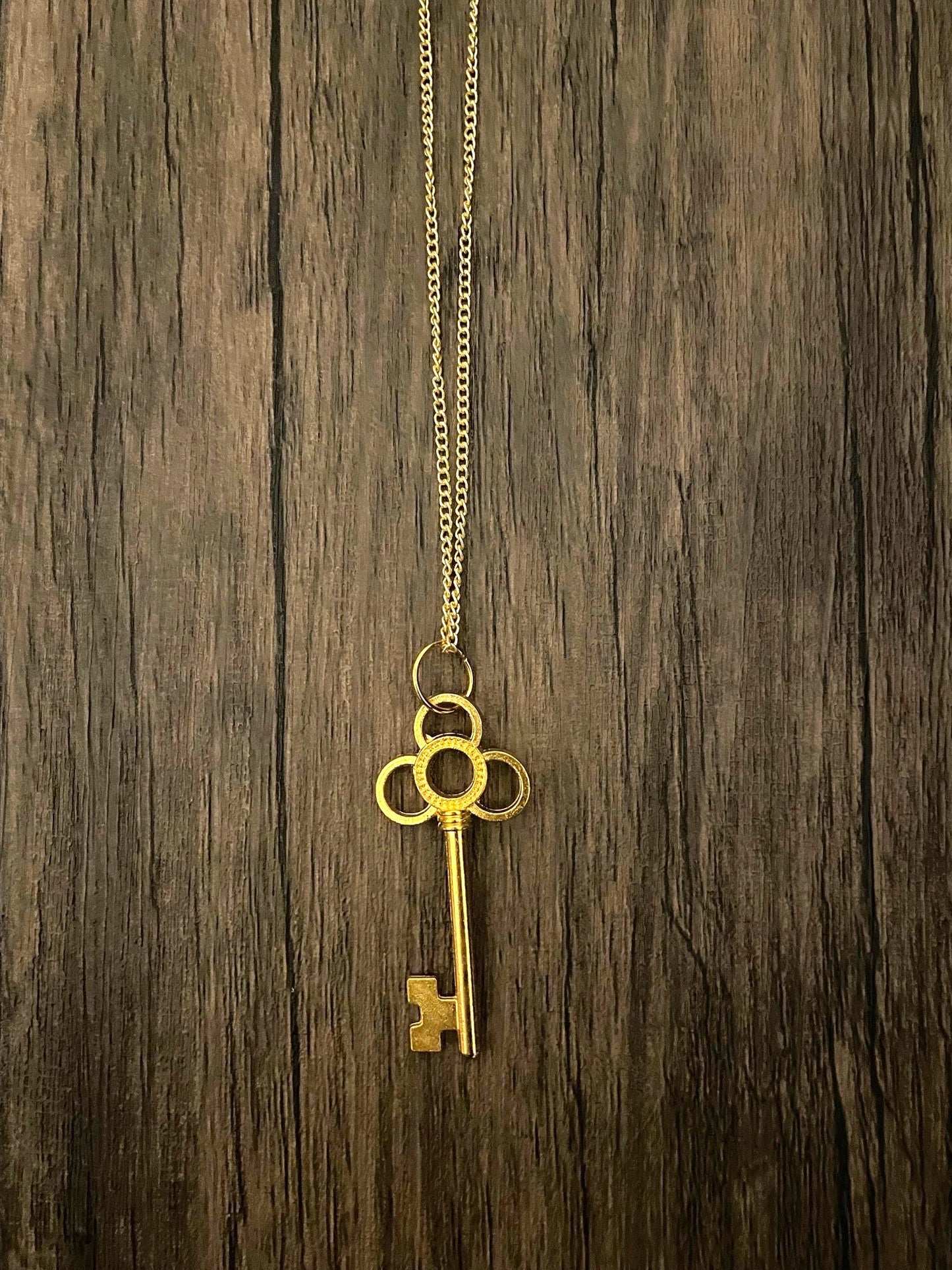 Key Charm Pendant Necklace