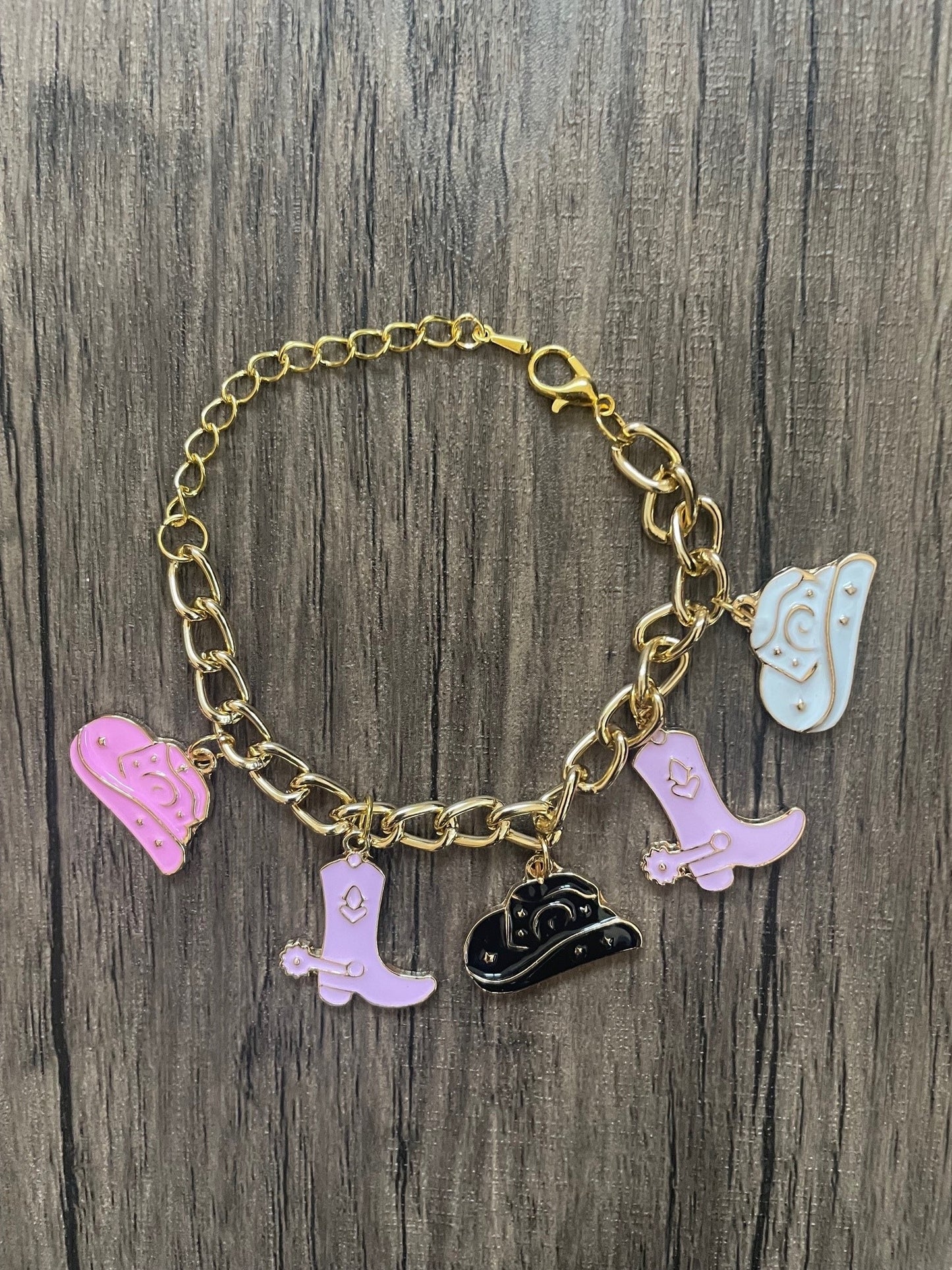 Multi-Color Western Charm Bracelet