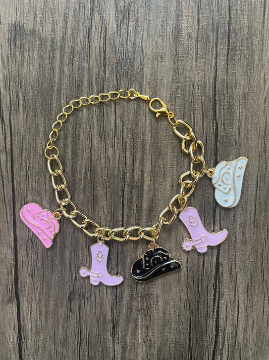 Multi-Color Western Charm Bracelet