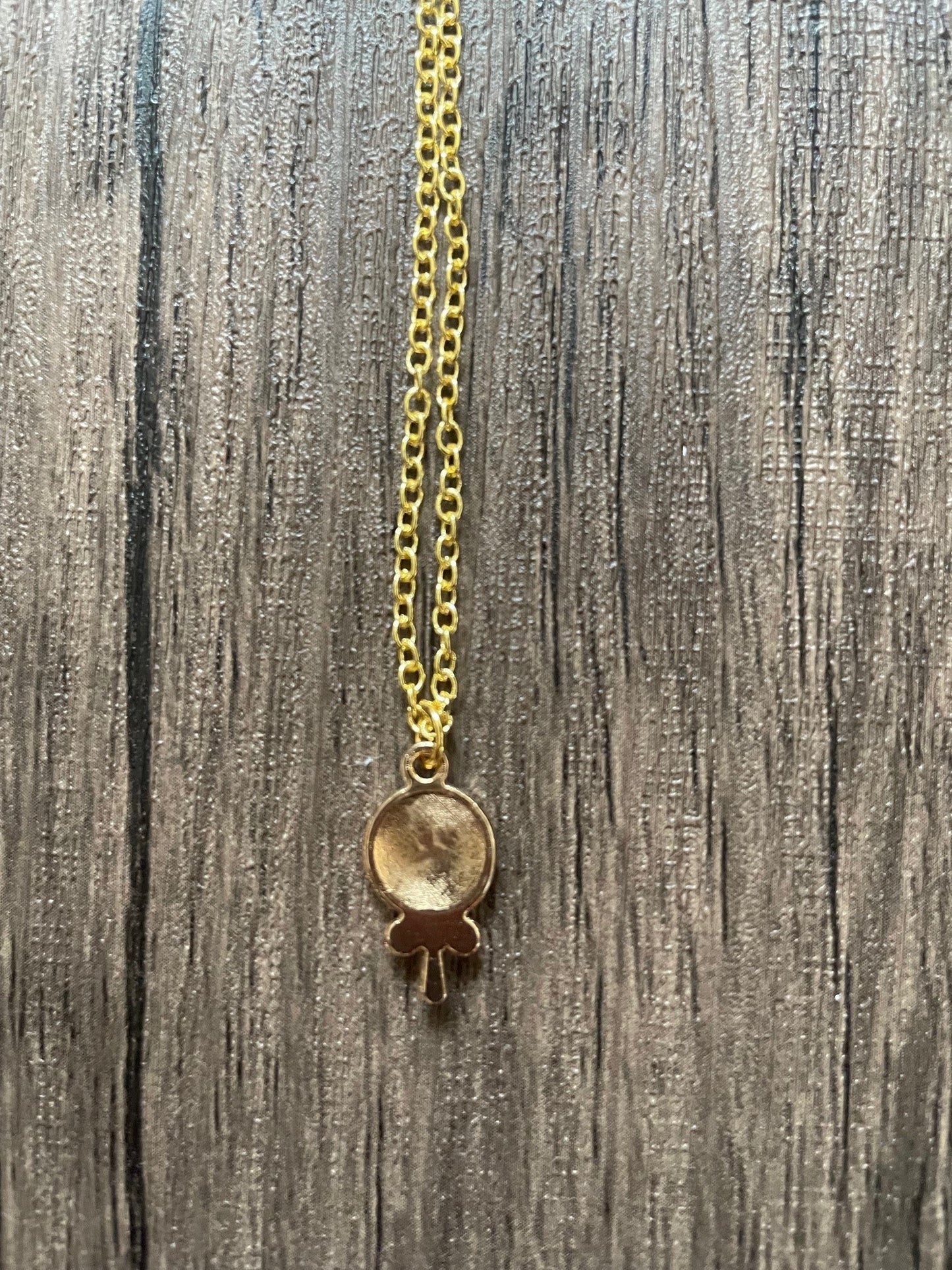 Pink Lollipop Charm Necklace