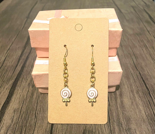 Pink Lollipop Earrings