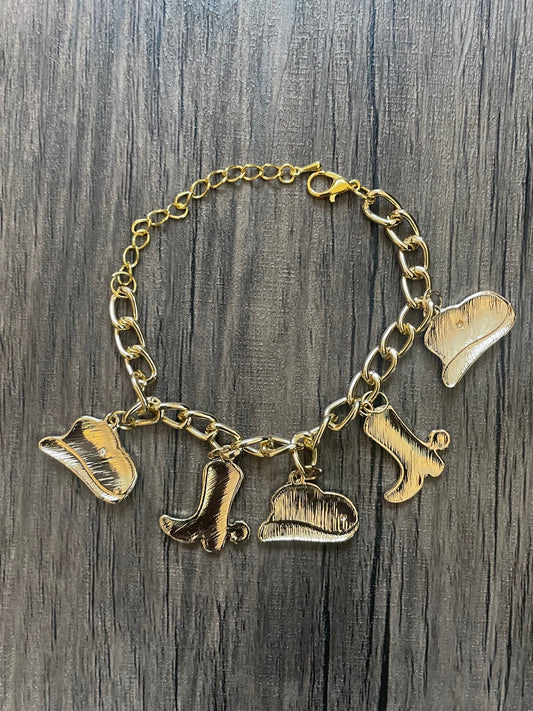 Multi-Color Western Charm Bracelet