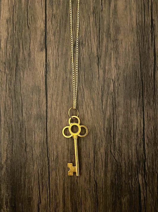 Key Charm Pendant Necklace