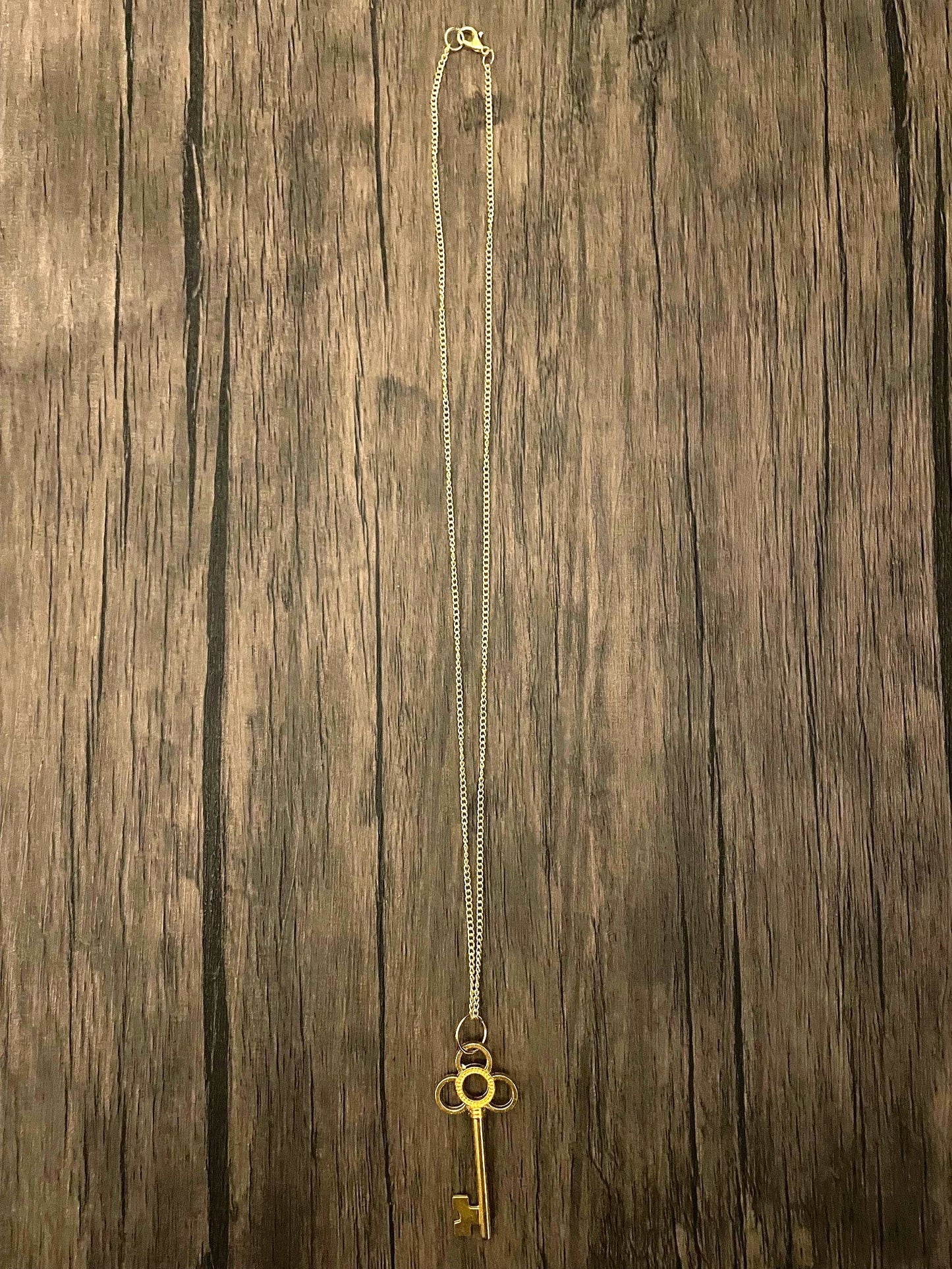Key Charm Pendant Necklace