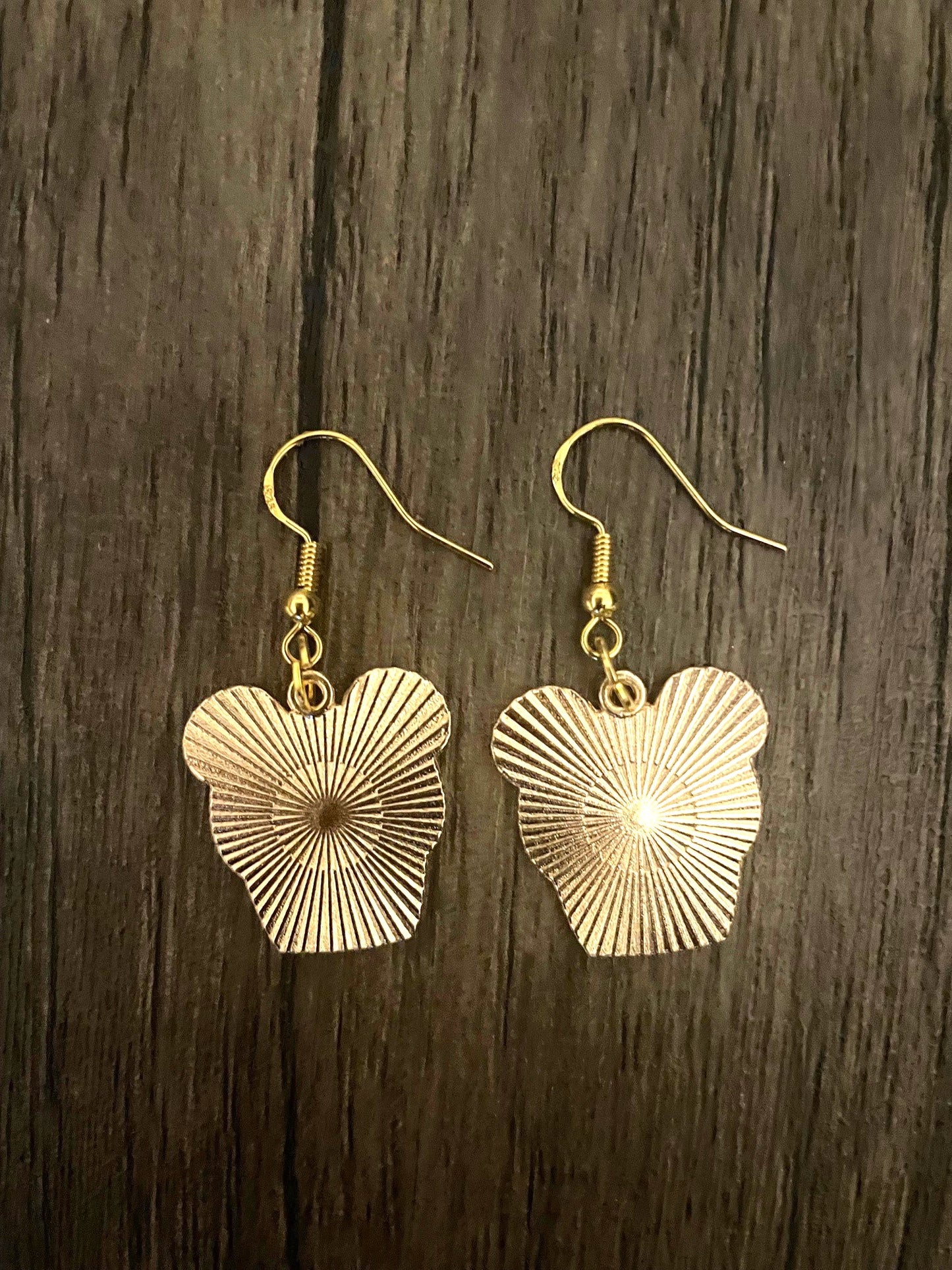Yellow Cupcake Hello Kitty Earrings
